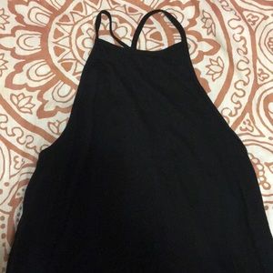Black tank top